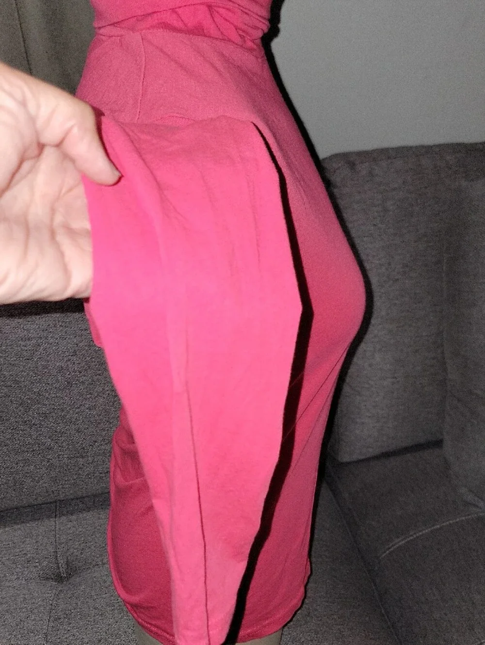 J. Crew Bright Pink Long-Sleeve Turtleneck Light Material - Picture 4 of 8